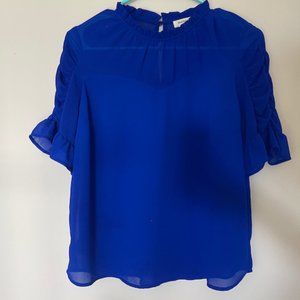 Monteau Large Blue Blouse